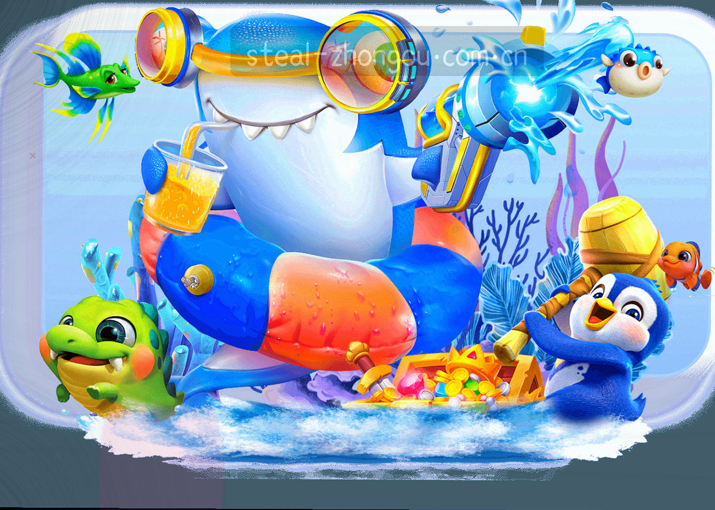 多屏数据墙局部，冷调深底上荧光青与橙色高亮分别落在单个抢断数字上